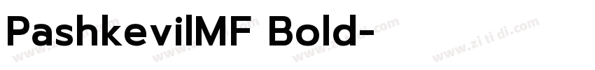 PashkevilMF Bold字体转换